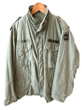 Vintage 60's M-65 OG-107 US Military Field Jacket Coat Cold Weather Men's M L