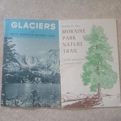 Set of 2 Vintage Collectable 1959 NPS National Park Brochures Coloroado Ephemera