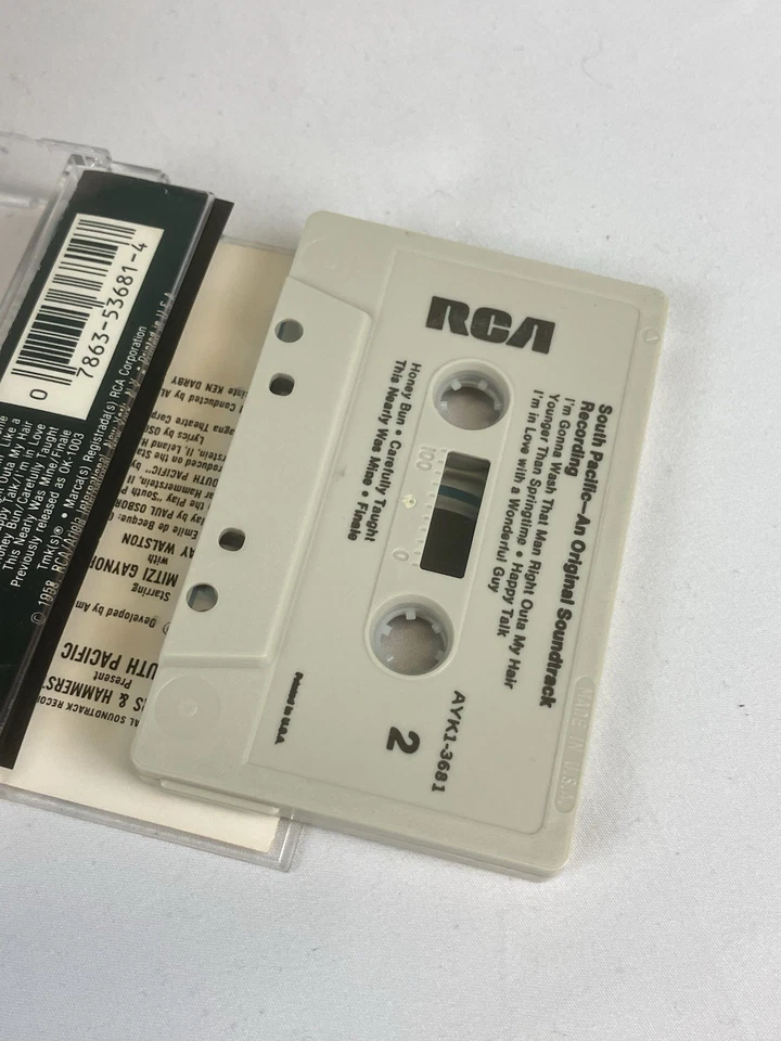 SOUTH PACIFIC Cassette Tape Original Soundtrack Recording Rogers & Hammerstein - Image 4 of 4