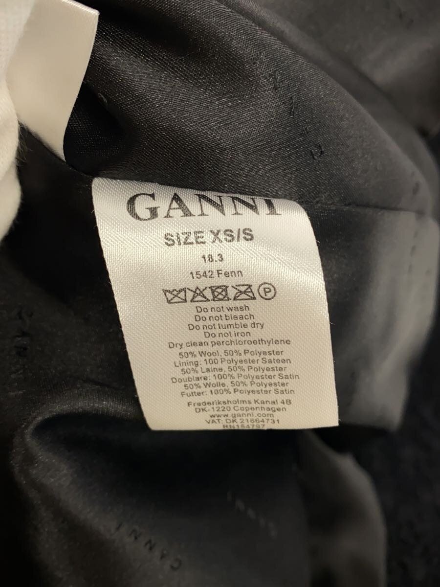 ALTRA GANNI altro cappotto XS lana nero 1542