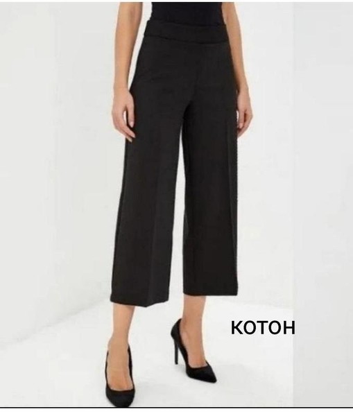 Women Karen Millen Trousers Black Cotton 34 / XS /