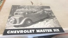 1934 CHEVROLET MASTER SIX Range  Original  Sales Brochure
