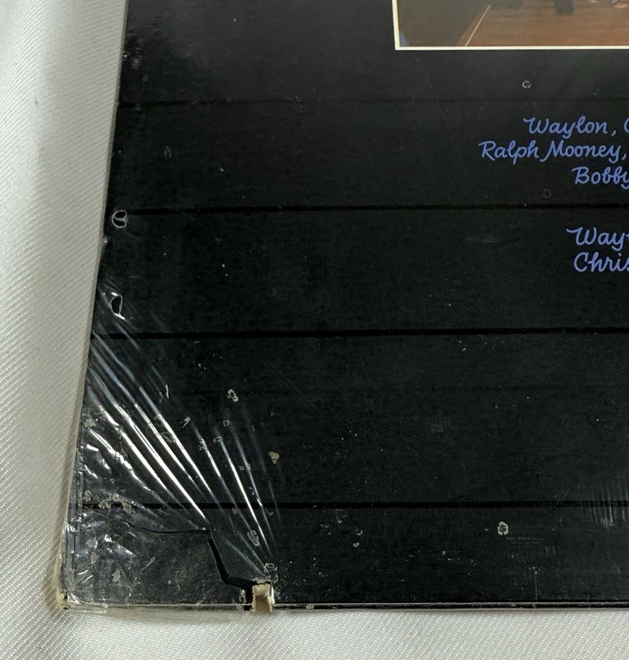 WAYLON JENNINGS Black On Black RCA Vinyl Record LP - Factory Sealed, NEW - Image 3 of 3