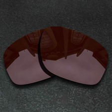 Brown Polarized Replacement Lenses For-Oakley Sliver XL OO9341 Sunglasses
