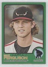 2022 Topps Heritage Minor League Edition Green Border 3/75 Max Ferguson 0zq6