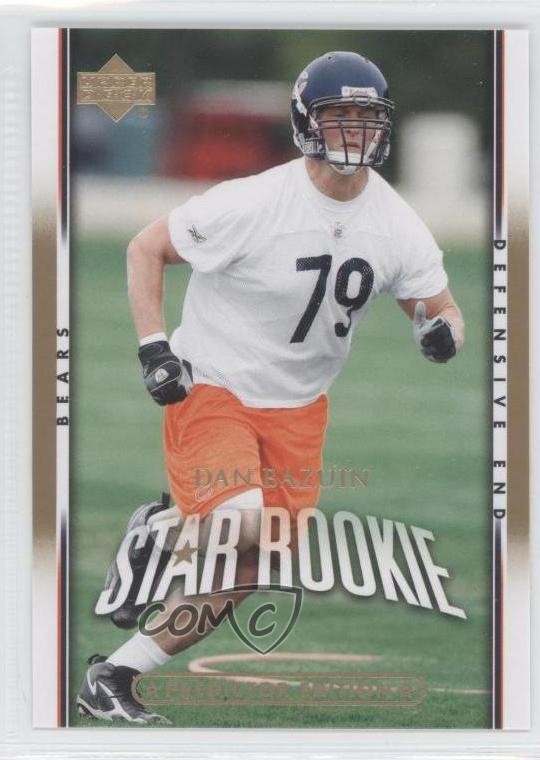 2007 Upper Deck Star Gold Predictor Edition Dan Bazuin #216 Rookie RC 0t6