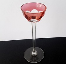 Verre / Verre À Liqueur, Verre À Décor, Taillé À La Main, Vers 1900 L592