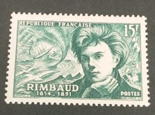 SORTI ALBUM FRANCE TIMBRE 910 ARTHUR RIMBAUD 1951 NEUF*