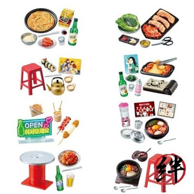 Re-Ment Petit Probe Neon und Romantik Korean Street Food Night 1BOX ca. H115