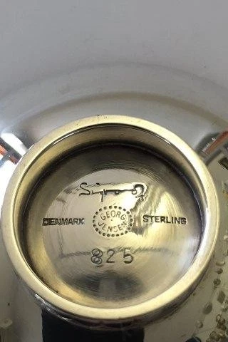 Georg Jensen Cuenco/Cenicero de Plata de Ley Sigvard Bernadotte Nº 825 Foto 4 de 4