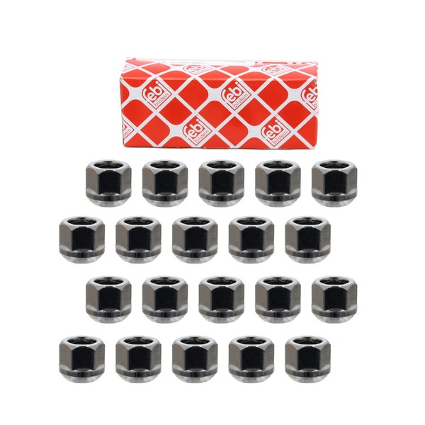20X febi 32479 Radmutter M12X1,5Mm FüR Honda Accord Civic Insight Jazz Prelude-image