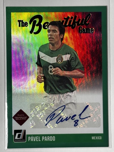 2021-22 Panini Donruss Road to Qatar The Beautiful Game, Pavel Pardo Auto BG-PPA