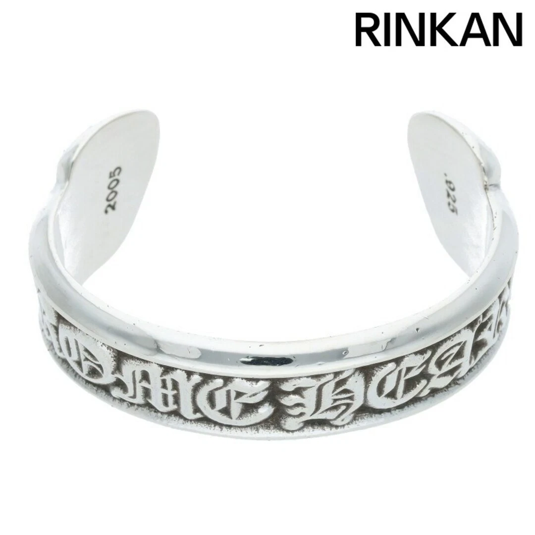 CHROME HEARTS Bracciale Uomo Cromo Cuori CH Etichetta Rotolo Argento Usatoe9b68797b5926