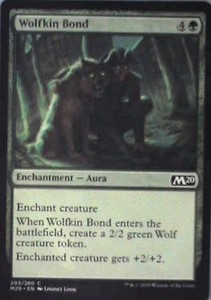 Wolfkin Bond #203 Core Set 2020 MTG
