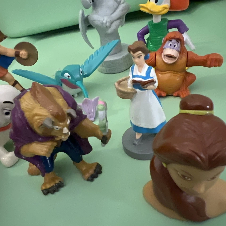 Disney Лот из 10 Игровых Фигурок Украшения для Торта Смешанная Красавица И Чудовище Геркулес - Изображение 3 из 4