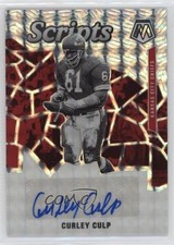 2020 Panini Mosaic Scripts Curley Culp #S17 Auto HOF 0mo0