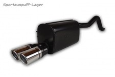 Ulter Sportauspuff Renault Clio 4 Schrägheck Typ X98 0.9l 2x70mm mit Absorber