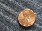 Photo of a 1992-P Lincoln Memorial Cent from an eBay sale