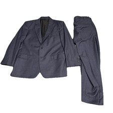 Brooks Brothers 1818 Madison X E.Thomas Wool Suit 42S 37 Waist Made In Italy