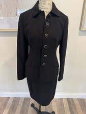 Vintage Versus Gianni Versace SZ 30 black embellished skirt suit set