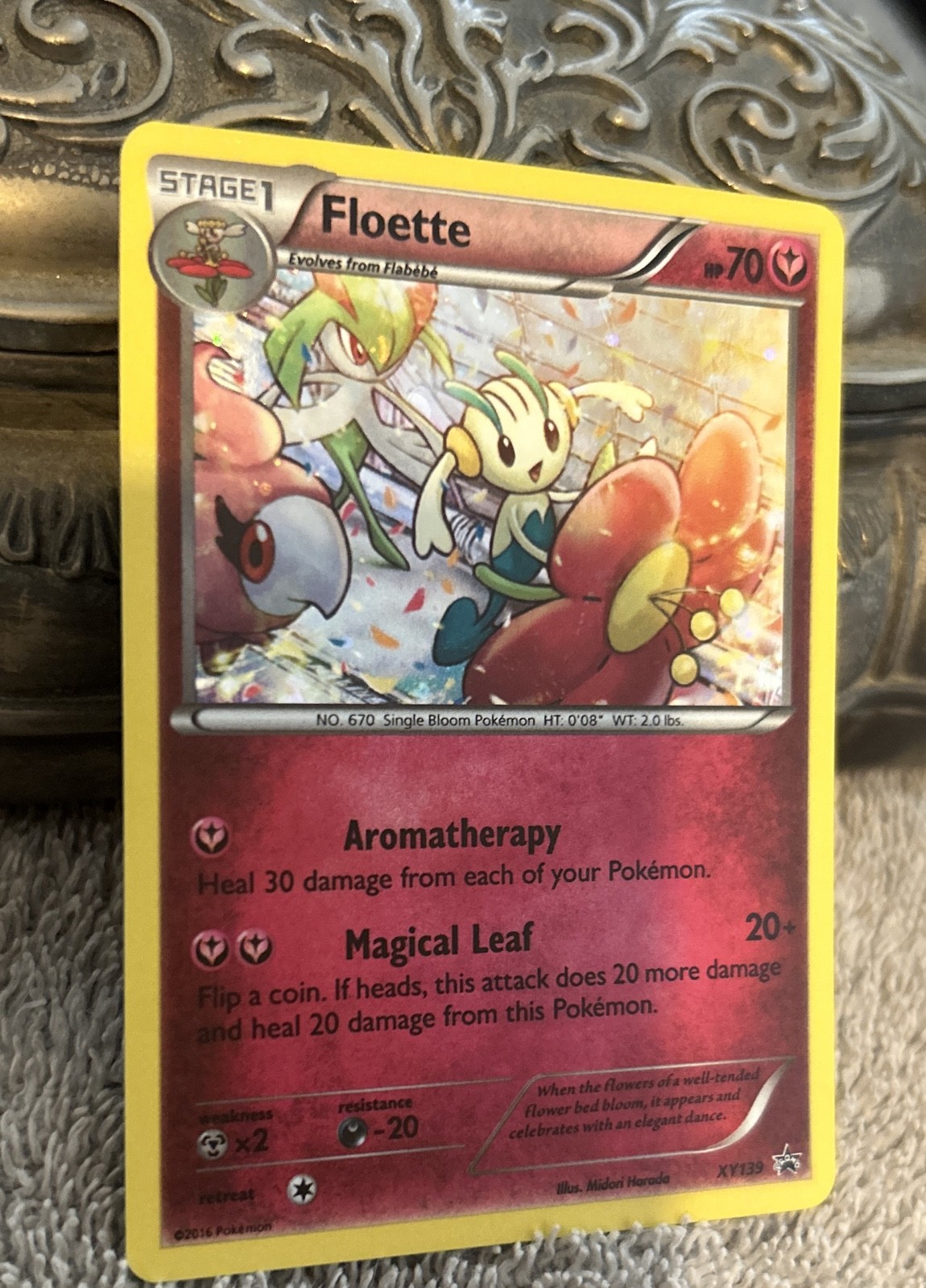 Floette XY139 XY Holo Promo Card No Shadow