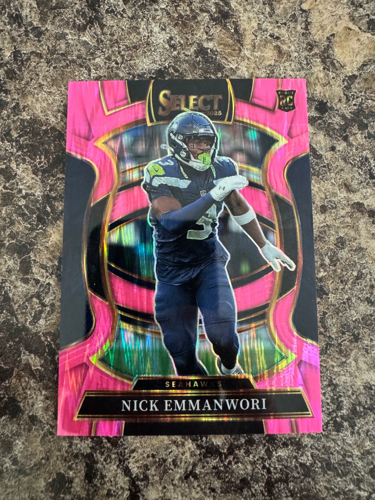 2025 Panini Select - Concourse Nick Emmanwori #15 Pink Shock Prizm (RC)