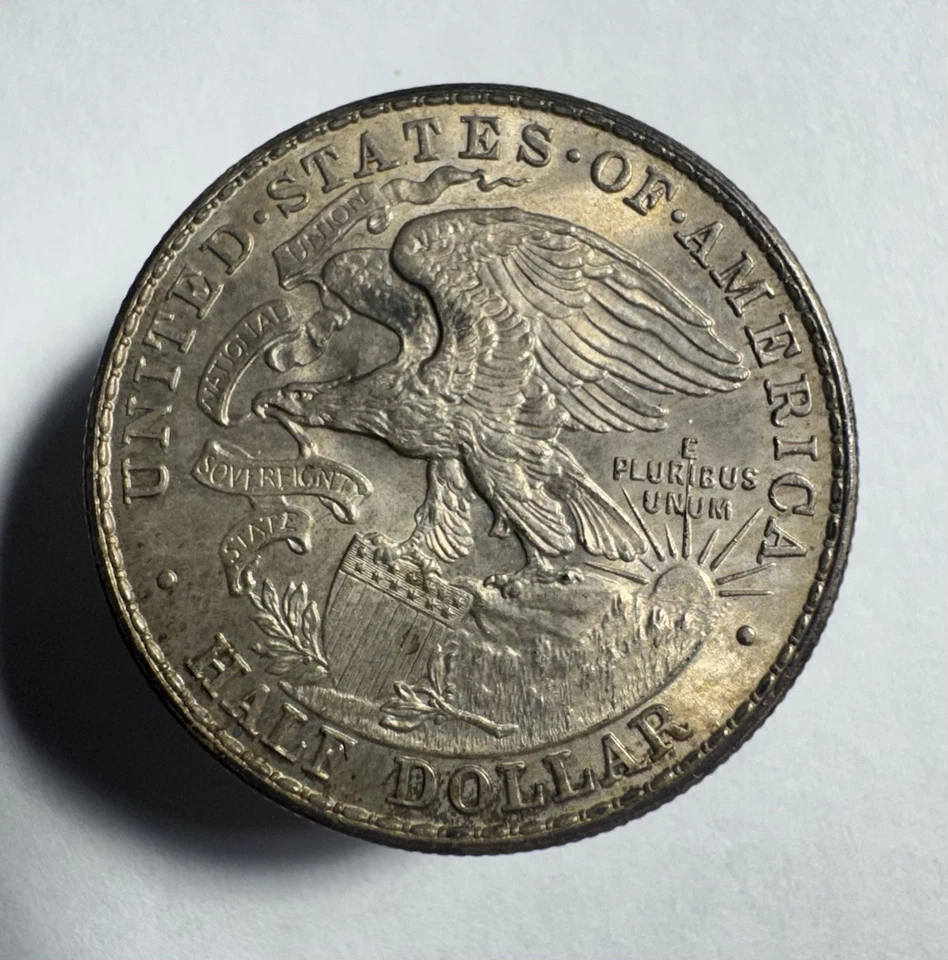 1918 Lincoln Illinois Silver Commemorative Half Dollar -0724 - Image 2 of 2