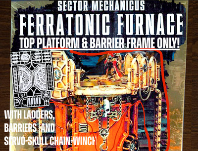 SECTOR MECHANICUS~PLATFORM+BARRIER TERRAIN Frame~GW Games Workshop WARHAMMER 40K