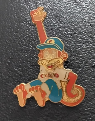 Pin s Comic Cartoon Affe Coco Kellogg s Vintage 80er Jahre (744)