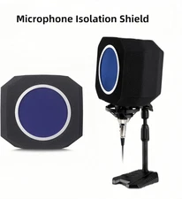 Microphone Isolation Shield Mic Wind Shield Ball Cover Pop Filter Reducing Noise