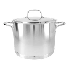 HOT SALE - Demeyere Atlantis 8.5 qt Stock Pot With Lid, 18/10 Stainless Steel