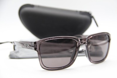 WILEY X TREK 2307 CLEAR GRAY AUTHENTIC DESIGNER SUNGLASSES 57-17