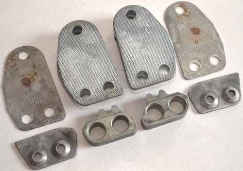 1959-1962 Ford Left & Right Door Lock Striker Plate Set, 1961-1963 Thunderbird - Picture 5 of 5