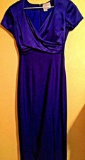 Adrianna Papell Dressy/Party Dress- Classic Royal Blue- Sz 4 petite