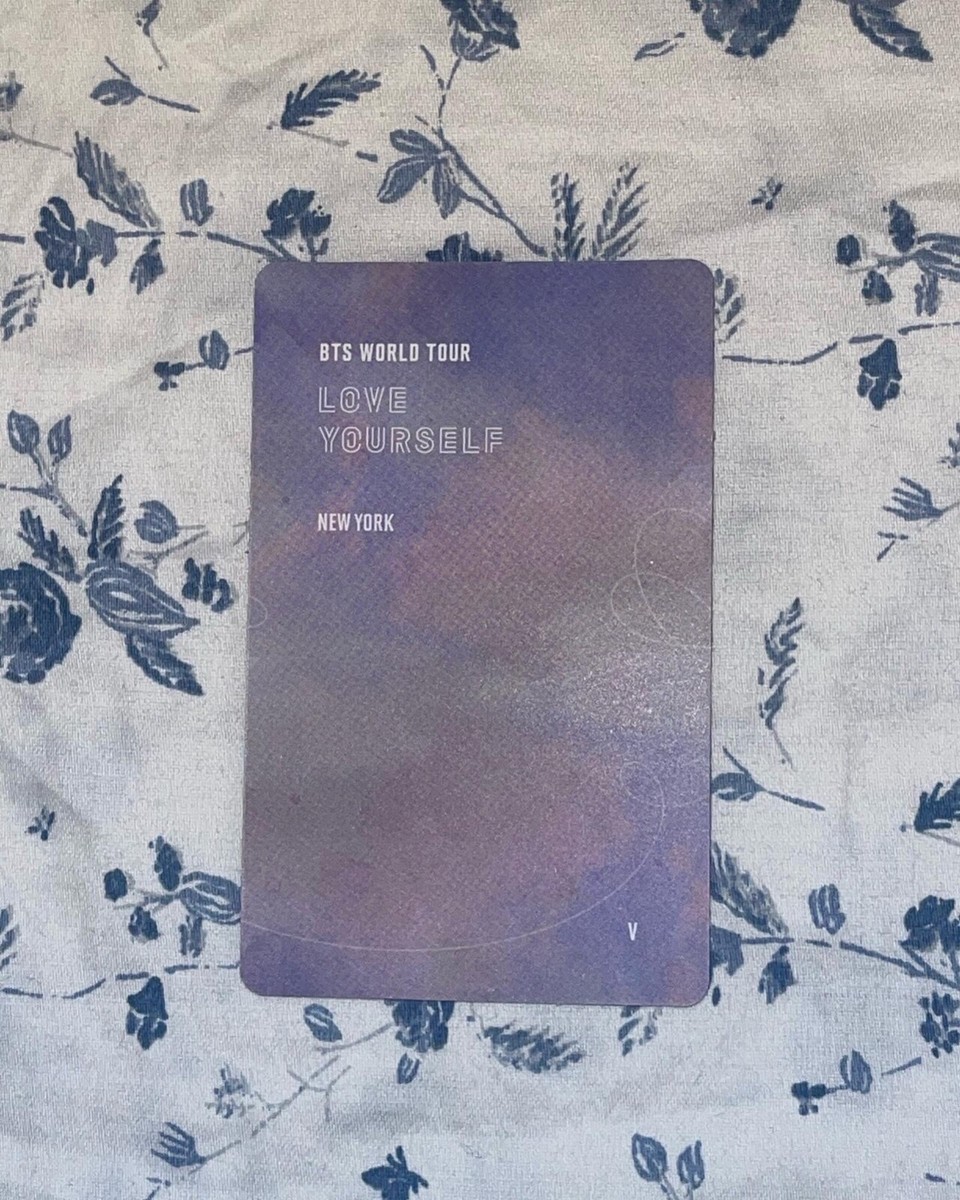 【83】BTS V テヒョン　テテ　 LOVE YOURSELF ニューヨーク 正規取扱店】 83】BTS V ニューヨーク YOURSELF LOVE テテ