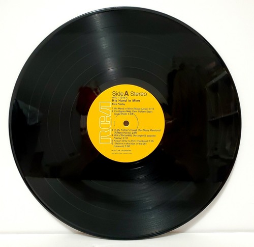Elvis Presley with The Jordanairs - His Hand In Mine Original 1976 Vinyl LP RCA - Picture 4 of 8