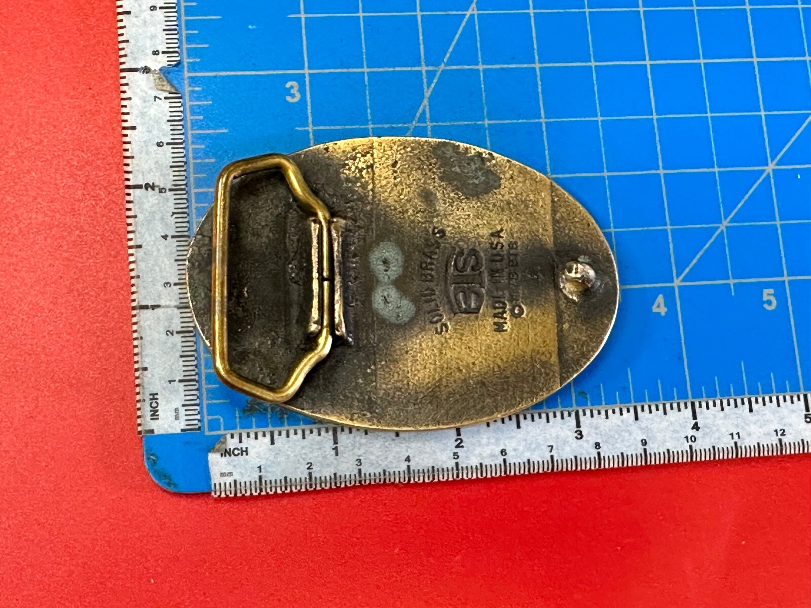 Vintage Boeing Electronics Inc Solid Brass Bts 19… - image 4