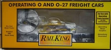 MTH RailKing 30-79390 Alaska Flat Car w/Operating Helicopter New/Mint!!!