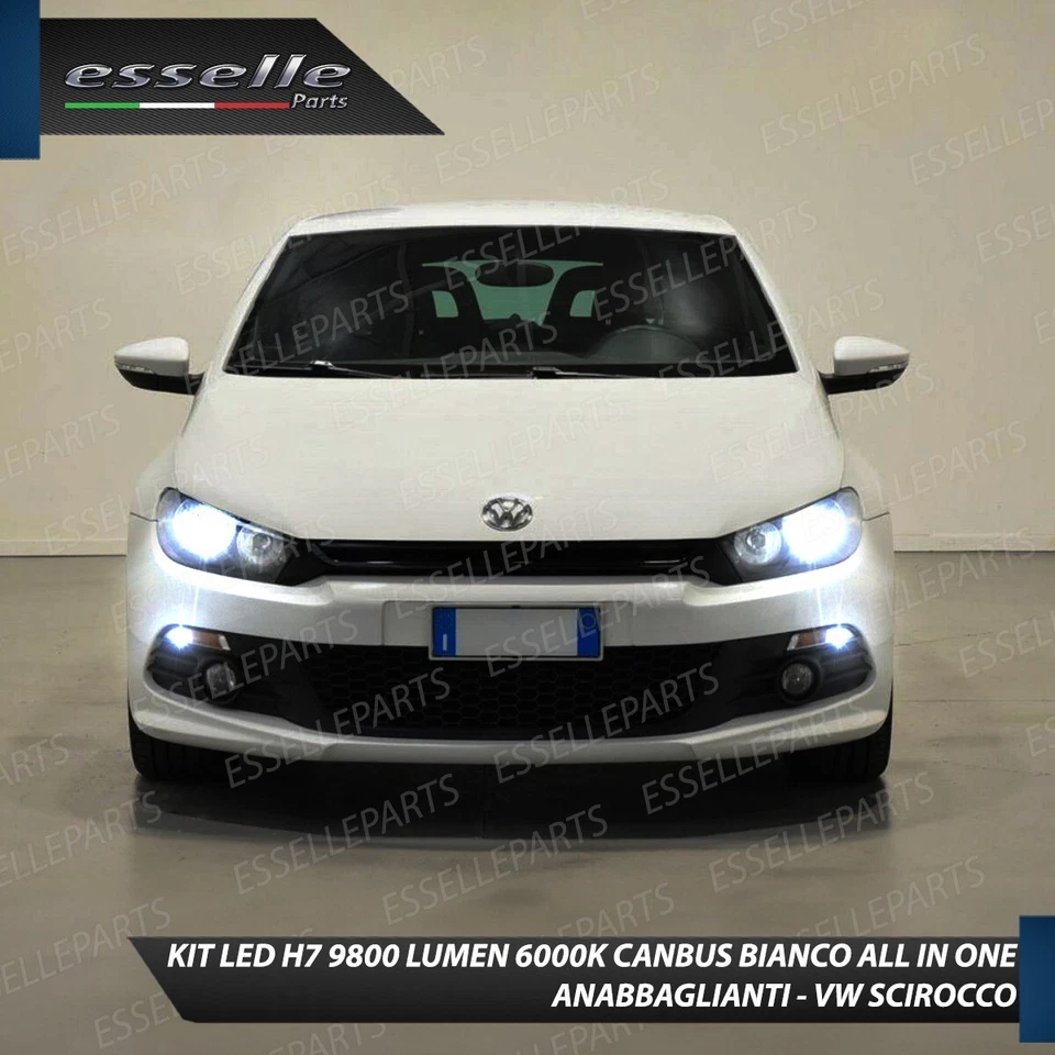 CONVERSIONE FARI FULL LED VW SCIROCCO PRE-RESTYLING 17600 LUMEN LED CANBUS - Immagine 4 di 4
