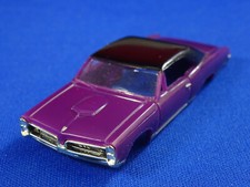 New 67 Purpl/Black GTO MoDEL MoToRING T-jet HO Scale Slot Car Body Aurora RRR