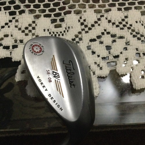 Titleist Vokey 58 Degree Sand Wedge 8 Degree Bounce Wedge Fles Steel Shaft 35 In eBay