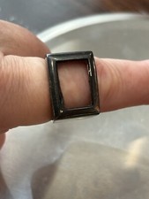 Men's Sterling Silver Semi Mount Ring Setting 10x15 cm Size 10.5