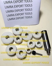 Set Of 10 Pcs New Valve Seat Grinding Stones with Sioux Holder 11/16" Thread