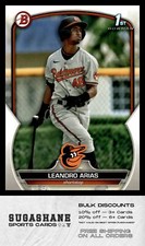 2023 1st Bowman BP-84 Leandro Arias   Orioles  Baseball Card