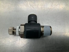 Push to Connect Flow Control 90-Degree 1/4" Tube x 1/4" NPT