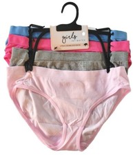 Girl Seamless Underwear Bikini Panties, Girls 4 Pack Seamless Bikini
