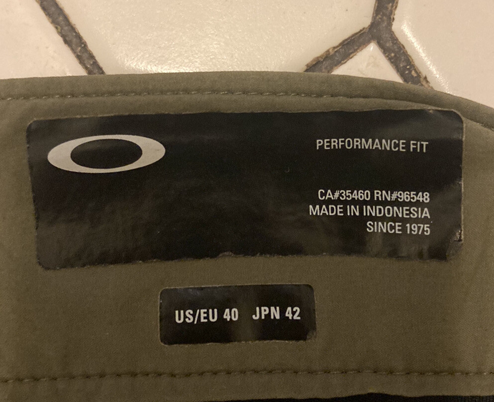 Oakley Performance Fit Lightweight Nylon Pants Mens 40x31 | eBay