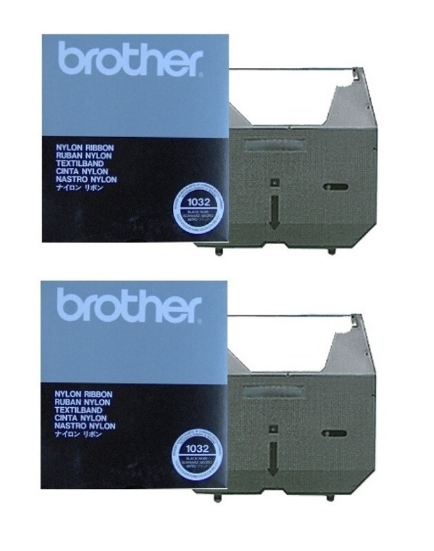 2 x Original Ribbon 1032 Gr. 153 NYLON Brother AX 10 15 25 110 210 310 ...
