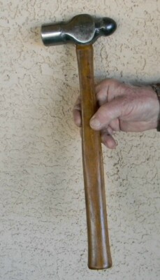 VTG KEEN KUTTER BALLPEEN BLACKSMITH MECHANIC HAMMER 31 OZ HICKORY HANDLE USA