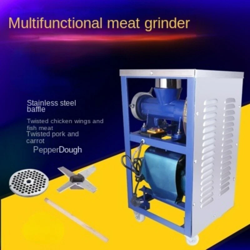 52 Gran Molinillo de Carne Eléctrico Comercial Trituradora de Huesos de Pollo Trituradora de Hueso Foto 2 de 4